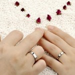 everlasting love couple ring tail ring love