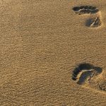 Footprints in the Sand Wallpaper 7